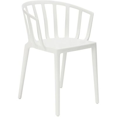 Kartell Venice Armlehnstuhl (weiß glänzend) weiß glänzend Kartell Venice Armlehnstuhl (weiß glänzend) weiß glänzend