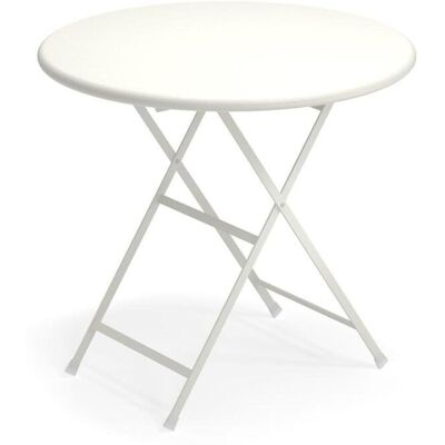 EMU Weiß Faltbarer 80cm Runder Tisch - Tisch EMU Weiß Faltbarer 80cm Runder Tisch - Tisch