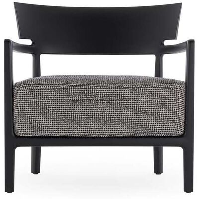 Kartell Cara Mat Sessel (schwarz / Stoff Fancy beige) schwarz / Stoff Fancy beige Kartell Cara Mat Sessel (schwarz / Stoff Fancy beige) schwarz / Stoff Fancy beige