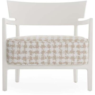 Kartell Cara Mat Sessel (weiß / Stoff Fancy beige) weiß / Stoff Fancy beige Kartell Cara Mat Sessel (weiß / Stoff Fancy beige) weiß / Stoff Fancy beige