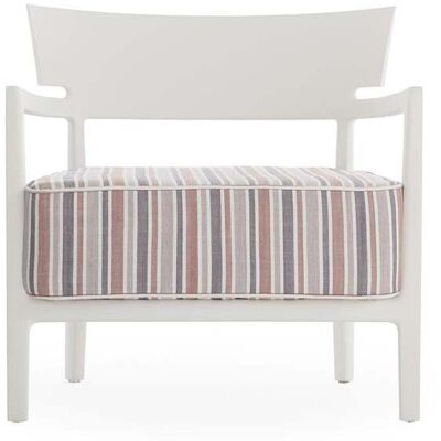 Kartell Cara Mat Outdoor Sessel (weiß / ziegelrot gestreift) weiß / ziegelrot gestreift Kartell Cara Mat Outdoor Sessel (weiß / ziegelrot gestreift) weiß / ziegelrot gestreift
