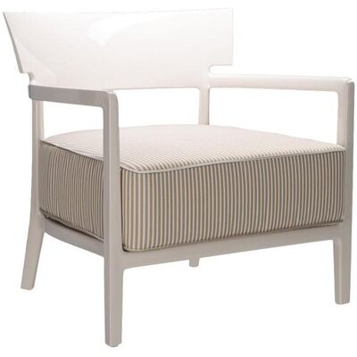 Kartell Cara Outdoor Sessel (beige, elfenbein) beige elfenbein Kartell Cara Outdoor Sessel (beige, elfenbein) beige elfenbein