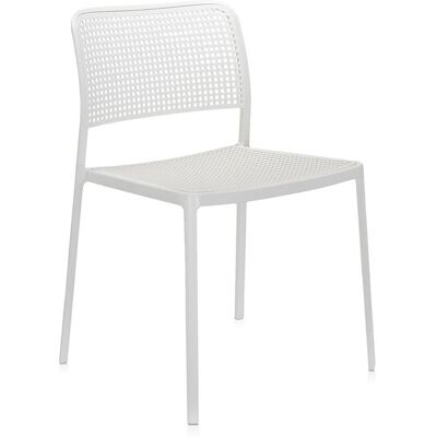 Kartell Audrey Stuhl (weiß / weiß) weiß / weiß Kartell Audrey Stuhl (weiß / weiß) weiß / weiß