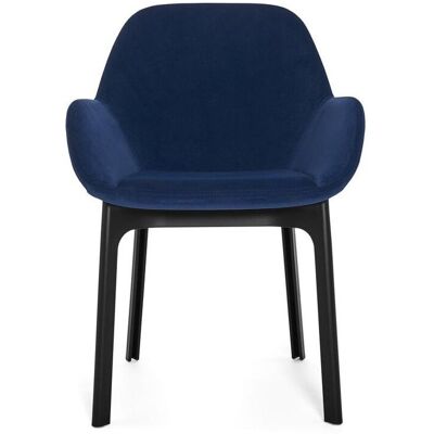 Kartell Clap Sessel (schwarz / Stoff Aquaclean® blau) schwarz / Stoff Aquaclean® blau Kartell Clap Sessel (schwarz / Stoff Aquaclean® blau) schwarz / Stoff Aquaclean® blau