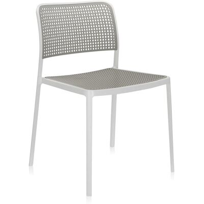 Kartell Audrey Stuhl (weiß / grau) weiß / grau Kartell Audrey Stuhl (weiß / grau) weiß / grau