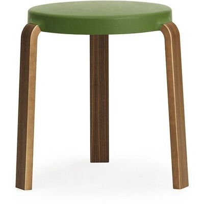 Normann Copenhagen Hocker (olivgrün, Walnuss) olivgrün Walnuss Normann Copenhagen Hocker (olivgrün, Walnuss) olivgrün Walnuss