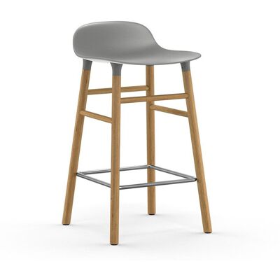 Normann Copenhagen Barhocker (grau, Eiche, Kunststoff, H 65cm) grau Eiche Kunststoff H 65cm Normann Copenhagen Barhocker (grau, Eiche, Kunststoff, H 65cm) grau Eiche Kunststoff H 65cm