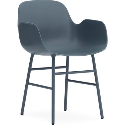 Normann Copenhagen Armlehnstuhl (blau, blau, Metall, Kunststoff) blau blau Metall Kunststoff Normann Copenhagen Armlehnstuhl (blau, blau, Metall, Kunststoff) blau blau Metall Kunststoff