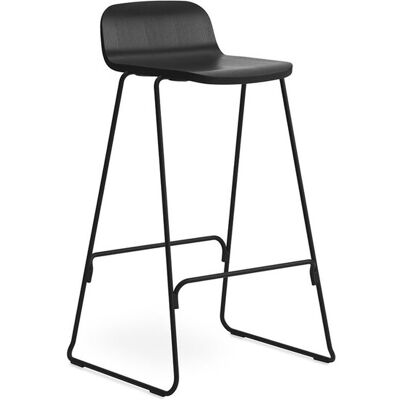 Normann Copenhagen Barhocker (mit Rückenlehne, Esche schwarz, schwarz, H 65... mit Rückenlehne Esche schwarz schwarz H 65cm Normann Copenhagen Barhocker (mit Rückenlehne, Esche schwarz, schwarz, H 65... mit Rückenlehne Esche schwarz schwarz H 65cm