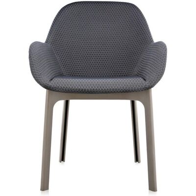 Kartell Clap Sessel (taupe / Stoff Melange graphitgrau) taupe / Stoff Melange graphitgrau Kartell Clap Sessel (taupe / Stoff Melange graphitgrau) taupe / Stoff Melange graphitgrau