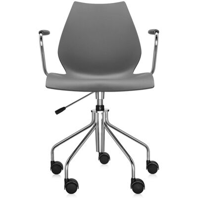 Kartell Maui Bürostuhl mit Armlehne (anthrazit) anthrazit Kartell Maui Bürostuhl mit Armlehne (anthrazit) anthrazit