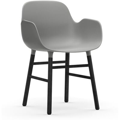 Normann Copenhagen Armlehnstuhl (grau, schwarz, Holz, Kunststoff) grau schwarz Holz Kunststoff Normann Copenhagen Armlehnstuhl (grau, schwarz, Holz, Kunststoff) grau schwarz Holz Kunststoff