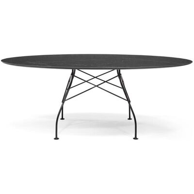 Kartell Glossy Marble Esstisch (schwarz lackiert / Marmoroptik schwarz) schwarz lackiert / Marmoroptik schwarz Kartell Glossy Marble Esstisch (schwarz lackiert / Marmoroptik schwarz) schwarz lackiert / Marmoroptik schwarz