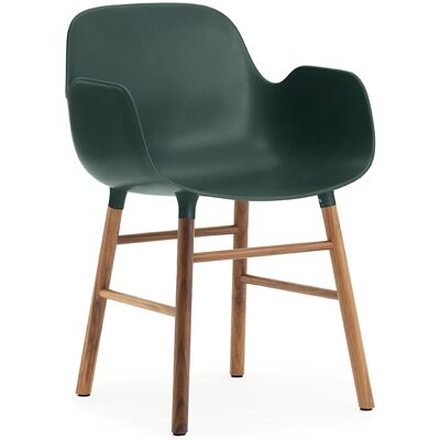 Normann Copenhagen Armlehnstuhl (grün, Walnuss, Holz, Kunststoff) grün Walnuss Holz Kunststoff Normann Copenhagen Armlehnstuhl (grün, Walnuss, Holz, Kunststoff) grün Walnuss Holz Kunststoff