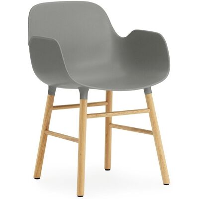 Normann Copenhagen Armlehnstuhl (grau, Eiche, Holz, Kunststoff) grau Eiche Holz Kunststoff Normann Copenhagen Armlehnstuhl (grau, Eiche, Holz, Kunststoff) grau Eiche Holz Kunststoff
