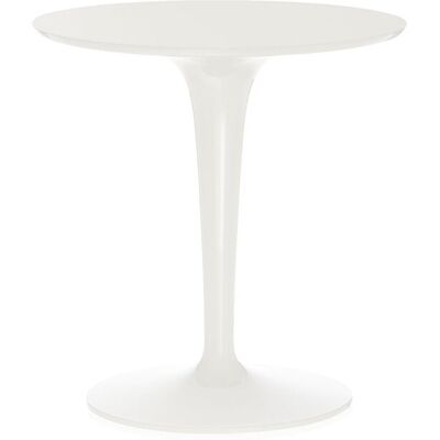 Kartell Tip Top Mono Beistelltisch (weiß glänzend) weiß glänzend Kartell Tip Top Mono Beistelltisch (weiß glänzend) weiß glänzend