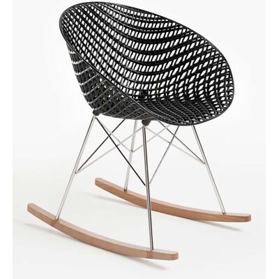 Kartell Smatrik Schaukelstuhl (schwarz) schwarz Kartell Smatrik Schaukelstuhl (schwarz) schwarz