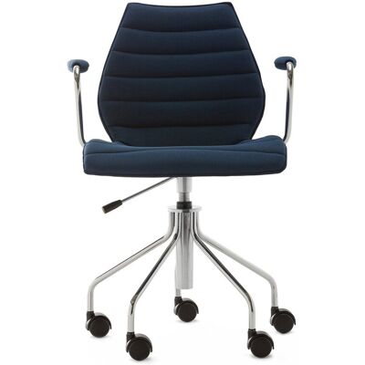 Kartell Maui Soft Bürostuhl (Noma Blau) Noma Blau Kartell Maui Soft Bürostuhl (Noma Blau) Noma Blau