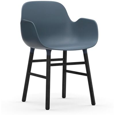 Normann Copenhagen Armlehnstuhl (blau, schwarz, Holz, Kunststoff) blau schwarz Holz Kunststoff Normann Copenhagen Armlehnstuhl (blau, schwarz, Holz, Kunststoff) blau schwarz Holz Kunststoff