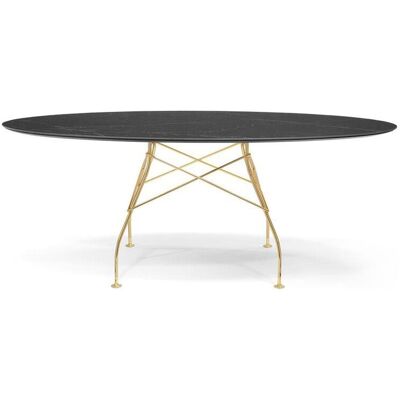 Kartell Glossy Marble Esstisch (gold lackiert / Marmoroptik schwarz) gold lackiert / Marmoroptik schwarz Kartell Glossy Marble Esstisch (gold lackiert / Marmoroptik schwarz) gold lackiert / Marmoroptik schwarz