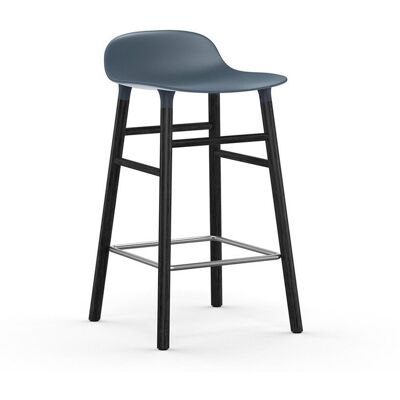 Normann Copenhagen Barhocker (blau, Eiche schwarz, Kunststoff, H 65cm) blau Eiche schwarz Kunststoff H 65cm Normann Copenhagen Barhocker (blau, Eiche schwarz, Kunststoff, H 65cm) blau Eiche schwarz Kunststoff H 65cm