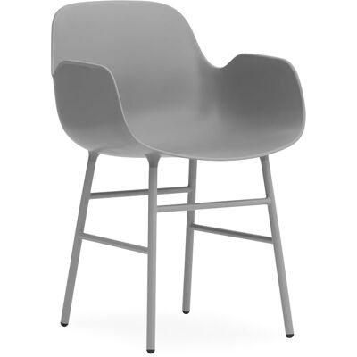 Normann Copenhagen Armlehnstuhl (grau, grau, Metall, Kunststoff) grau grau Metall Kunststoff Normann Copenhagen Armlehnstuhl (grau, grau, Metall, Kunststoff) grau grau Metall Kunststoff