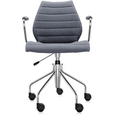 Kartell Maui Soft Bürostuhl (Trevira Grau) Trevira Grau Kartell Maui Soft Bürostuhl (Trevira Grau) Trevira Grau