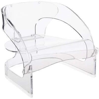 Kartell Joe Colombo Stuhl (glasklar transparent) glasklar transparent Kartell Joe Colombo Stuhl (glasklar transparent) glasklar transparent