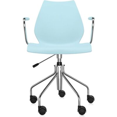 Kartell Maui Bürostuhl mit Armlehne (hellblau) hellblau Kartell Maui Bürostuhl mit Armlehne (hellblau) hellblau