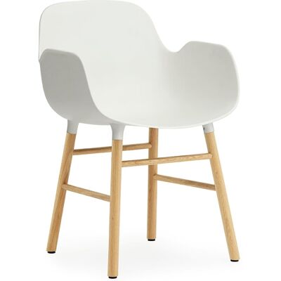 Normann Copenhagen Armlehnstuhl (weiß, Eiche, Holz, Kunststoff) weiß Eiche Holz Kunststoff Normann Copenhagen Armlehnstuhl (weiß, Eiche, Holz, Kunststoff) weiß Eiche Holz Kunststoff