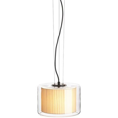Marset Mercer Pendelleuchte (Ø 30cm, Baumwolle plissiert) Ø 30cm Baumwolle plissiert Marset Mercer Pendelleuchte (Ø 30cm, Baumwolle plissiert) Ø 30cm Baumwolle plissiert