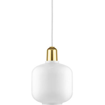 Normann Copenhagen - Messing Pendelleuchte - 17cm - Glas/Messing - Designer Simon Legald - Deckenleuchte Normann Copenhagen - Messing Pendelleuchte - 17cm - Glas/Messing - Designer Simon Legald - Deckenleuchte