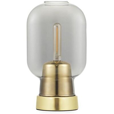 Normann Copenhagen - Messing & Rauchglas Tischleuchte - 26,5cm - Ambiente Licht Normann Copenhagen - Messing & Rauchglas Tischleuchte - 26,5cm - Ambiente Licht