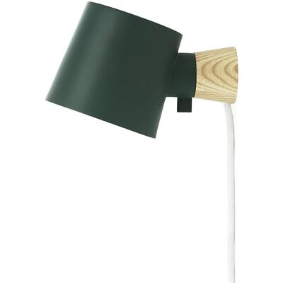 Normann Copenhagen Rise Wandleuchte - Stahl / Holz - 17cm Normann Copenhagen Rise Wandleuchte - Stahl / Holz - 17cm