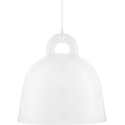 Normann Copenhagen Große weiße Bell Pendelleuchte - Deckenleuchte Normann Copenhagen Große weiße Bell Pendelleuchte - Deckenleuchte