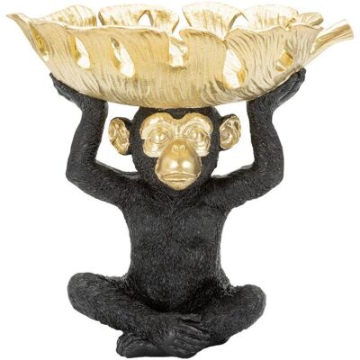 Möbelix , Schwarz, Goldfarben , Kunststoff , 25.2x24x21 cm , Dekoration, Dekofiguren & Skulpturen Möbelix , Schwarz, Goldfarben , Kunststoff , 25.2x24x21 cm , Dekoration, Dekofiguren & Skulpturen
