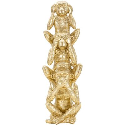 Möbelix , Goldfarben , Kunststoff , 10.5x30x10.5 cm , Dekoration, Dekofiguren & Skulpturen Möbelix , Goldfarben , Kunststoff , 10.5x30x10.5 cm , Dekoration, Dekofiguren & Skulpturen