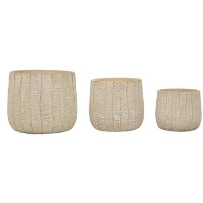 Möbelix , Creme , Keramik , 30.5x27x30.5 cm , Möbelix , Creme , Keramik , 30.5x27x30.5 cm ,