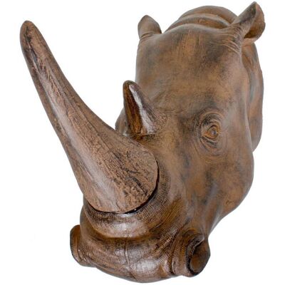 Möbelix , Braun , Kunststoff , Nashorn , 61x28x52 cm , zum Hängen, Tierfiguren , Dekoration, Dekofiguren & Skulpturen Möbelix , Braun , Kunststoff , Nashorn , 61x28x52 cm , zum Hängen, Tierfiguren , Dekoration, Dekofiguren & Skulpturen