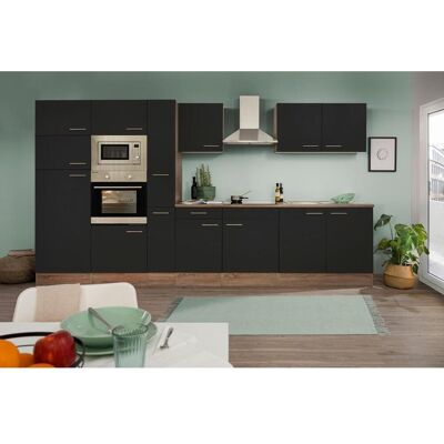 Respekta , Schwarz , Holzwerkstoff , 1 Schublade(n) Schubladen , einmalig seitenverkehrt montierbar, nur wie online abgebildet bestellbar , 360 cm , links aufbaubar, rechts aufbaubar , Respekta , Schwarz , Holzwerkstoff , 1 Schublade(n) Schubladen , einmalig seitenverkehrt montierbar, nur wie online abgebildet bestellbar , 360 cm , links aufbaubar, rechts aufbaubar ,