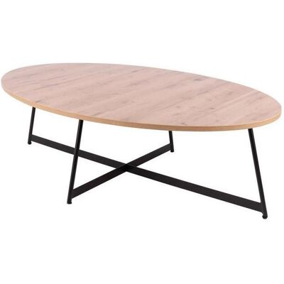Möbelix , Schwarz, Beigebraun , Holzwerkstoff , oval , 55x37x80 cm , Möbelix , Schwarz, Beigebraun , Holzwerkstoff , oval , 55x37x80 cm ,