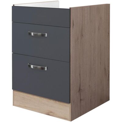 Möbelix , Dunkelgrau, Eiche San Remo , Holzwerkstoff , 2 Schublade(n) Schubladen , einzeln stellbar , 60x82x57 cm , Made in Germany , Möbelix , Dunkelgrau, Eiche San Remo , Holzwerkstoff , 2 Schublade(n) Schubladen , einzeln stellbar , 60x82x57 cm , Made in Germany ,