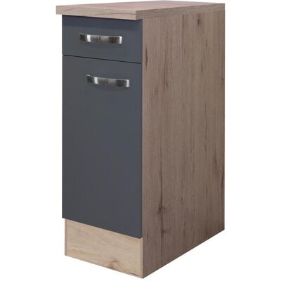 Möbelix , Dunkelgrau, Eiche San Remo , Holzwerkstoff , 1 Fächer , 1 Schublade(n) Schubladen , einzeln stellbar , 30x85x60 cm , Made in Germany , individuell planbar , Möbelix , Dunkelgrau, Eiche San Remo , Holzwerkstoff , 1 Fächer , 1 Schublade(n) Schubladen , einzeln stellbar , 30x85x60 cm , Made in Germany , individuell planbar ,