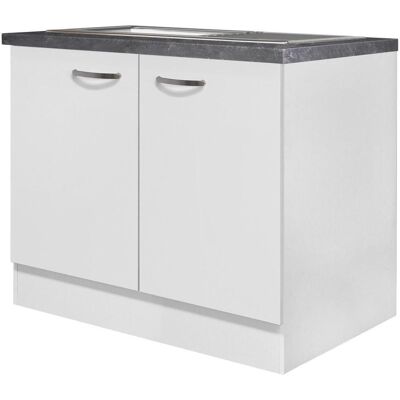 Möbelix , Weiß, Weiß Hochglanz , Holzwerkstoff , 100x86x57 cm , Made in Germany , individuell planbar , Möbelix , Weiß, Weiß Hochglanz , Holzwerkstoff , 100x86x57 cm , Made in Germany , individuell planbar ,