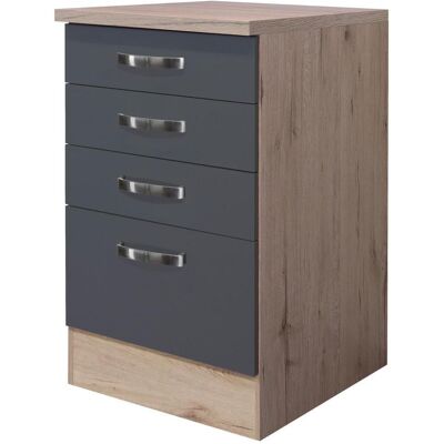 Möbelix , Edelstahlfarben, Dunkelgrau, Eiche San Remo , Holzwerkstoff , 4 Schublade(n) Schubladen , einzeln stellbar , 50x85x60 cm , Made in Germany , individuell planbar , Möbelix , Edelstahlfarben, Dunkelgrau, Eiche San Remo , Holzwerkstoff , 4 Schublade(n) Schubladen , einzeln stellbar , 50x85x60 cm , Made in Germany , individuell planbar ,