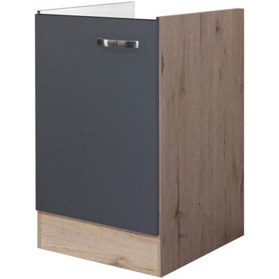 Möbelix , Eiche San Remo, Dunkelgrau , Holzwerkstoff , 50x82x57 cm , Made in Germany , individuell planbar , Möbelix , Eiche San Remo, Dunkelgrau , Holzwerkstoff , 50x82x57 cm , Made in Germany , individuell planbar ,