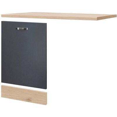 FlexWell , Grau , Holzwerkstoff , links montierbar, rechts montierbar , 95x60 cm , FlexWell , Grau , Holzwerkstoff , links montierbar, rechts montierbar , 95x60 cm ,