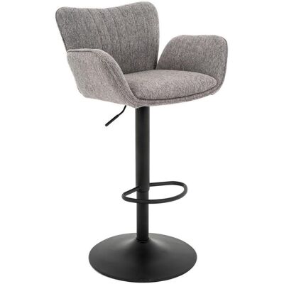 Möbelix , Grau, Schwarz , Metall, Textil , 59x111x53 cm , Möbelix , Grau, Schwarz , Metall, Textil , 59x111x53 cm ,
