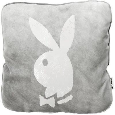 Playboy , Grau , Textil , Vintage , Füllung: Schaumstoff , 40x40 cm , Heimtextilien, Wohntextilien, Kissen, Zierkissen Playboy , Grau , Textil , Vintage , Füllung: Schaumstoff , 40x40 cm , Heimtextilien, Wohntextilien, Kissen, Zierkissen