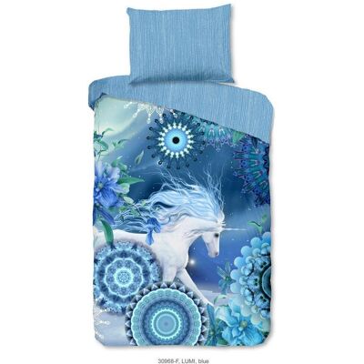 Möbelix , Blau, Dunkelblau , Textil , Einhorn , 140x200 cm , atmungsaktiv , Möbelix , Blau, Dunkelblau , Textil , Einhorn , 140x200 cm , atmungsaktiv ,